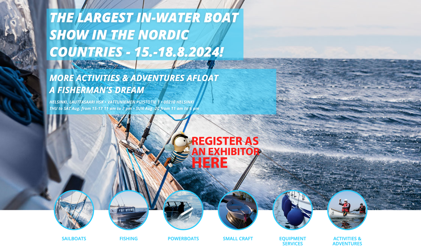 Visit YANMAR Marine at the largest in-water boat show in the Nordic countries!